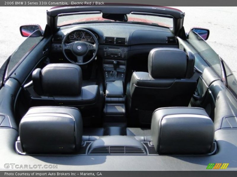 Electric Red / Black 2006 BMW 3 Series 330i Convertible