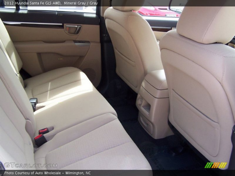 Mineral Gray / Gray 2012 Hyundai Santa Fe GLS AWD