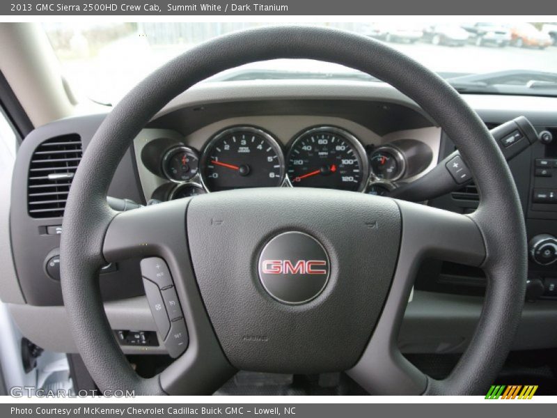 2013 Sierra 2500HD Crew Cab Steering Wheel