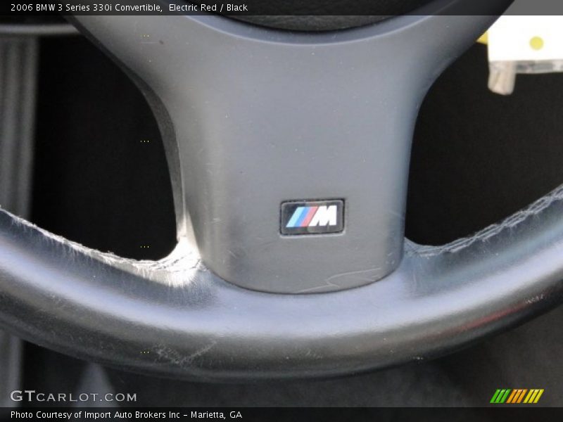 Electric Red / Black 2006 BMW 3 Series 330i Convertible