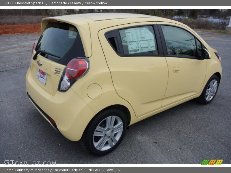 Lemonade (Yellow) / Yellow/Yellow 2013 Chevrolet Spark LT