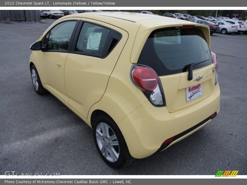 Lemonade (Yellow) / Yellow/Yellow 2013 Chevrolet Spark LT