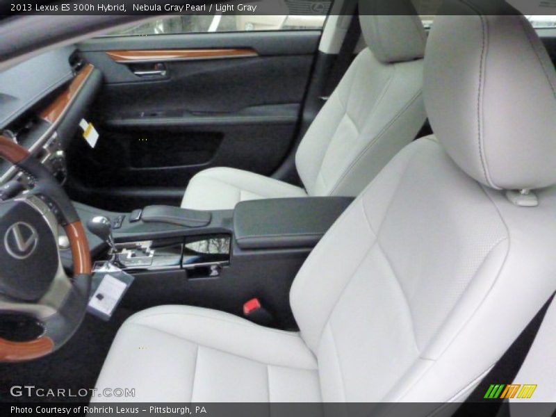  2013 ES 300h Hybrid Light Gray Interior
