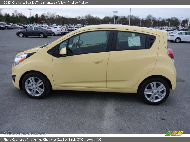Lemonade (Yellow) / Yellow/Yellow 2013 Chevrolet Spark LT
