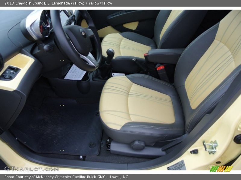  2013 Spark LT Yellow/Yellow Interior