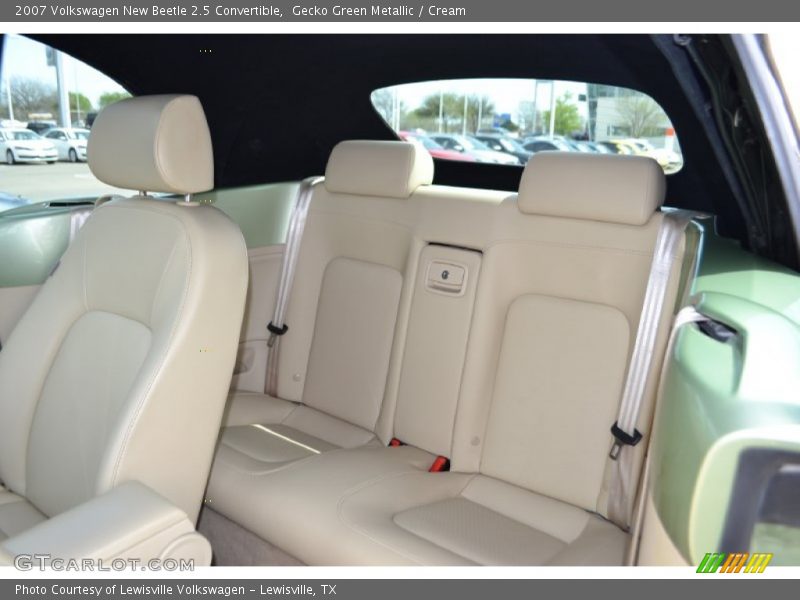 Rear Seat of 2007 New Beetle 2.5 Convertible