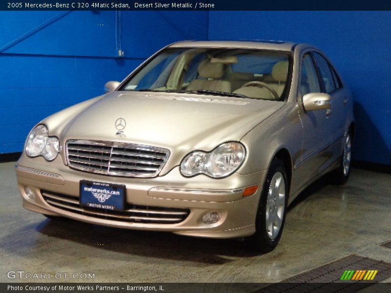 Desert Silver Metallic / Stone 2005 Mercedes-Benz C 320 4Matic Sedan