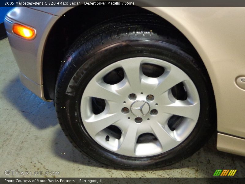 Desert Silver Metallic / Stone 2005 Mercedes-Benz C 320 4Matic Sedan