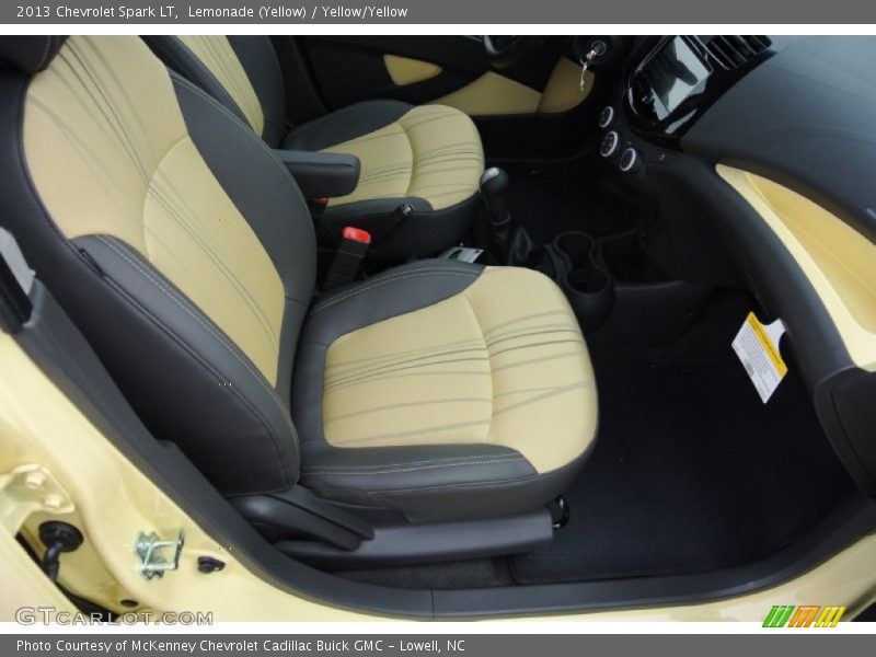 2013 Spark LT Yellow/Yellow Interior