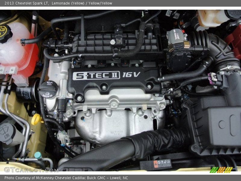  2013 Spark LT Engine - 1.2 Liter DOHC 16-Valve VVT S-TEC II 4 Cylinder
