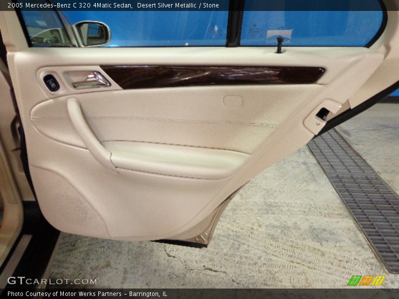Desert Silver Metallic / Stone 2005 Mercedes-Benz C 320 4Matic Sedan