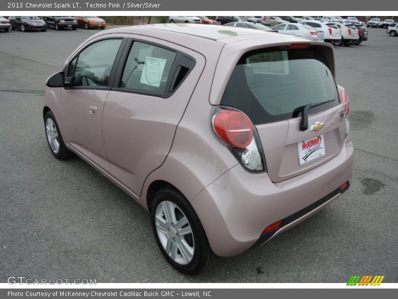 Techno Pink / Silver/Silver 2013 Chevrolet Spark LT