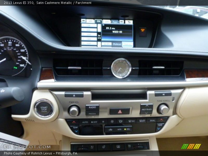Satin Cashmere Metallic / Parchment 2013 Lexus ES 350