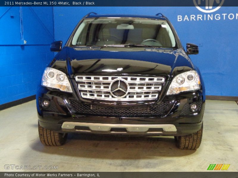 Black / Black 2011 Mercedes-Benz ML 350 4Matic