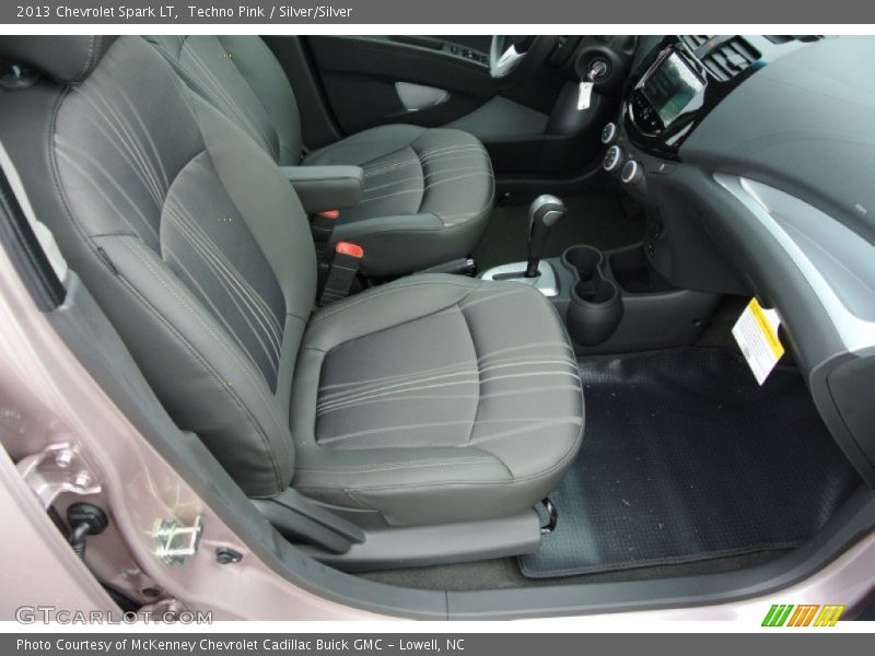 Techno Pink / Silver/Silver 2013 Chevrolet Spark LT