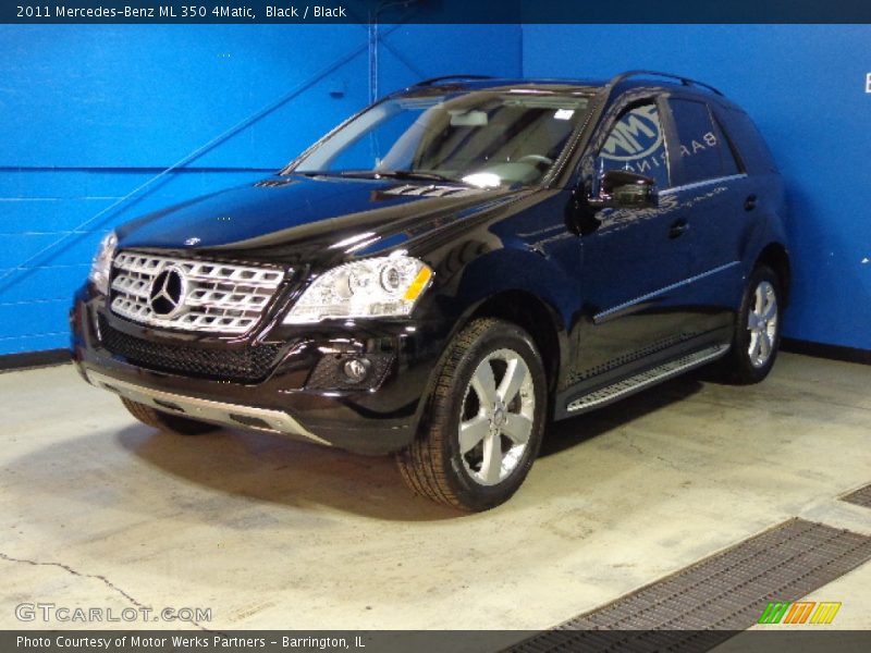 Black / Black 2011 Mercedes-Benz ML 350 4Matic