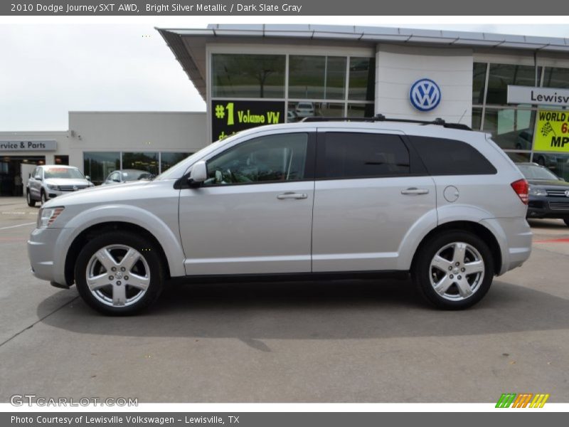 Bright Silver Metallic / Dark Slate Gray 2010 Dodge Journey SXT AWD