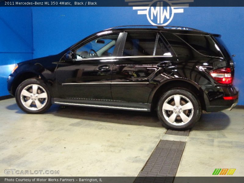 Black / Black 2011 Mercedes-Benz ML 350 4Matic