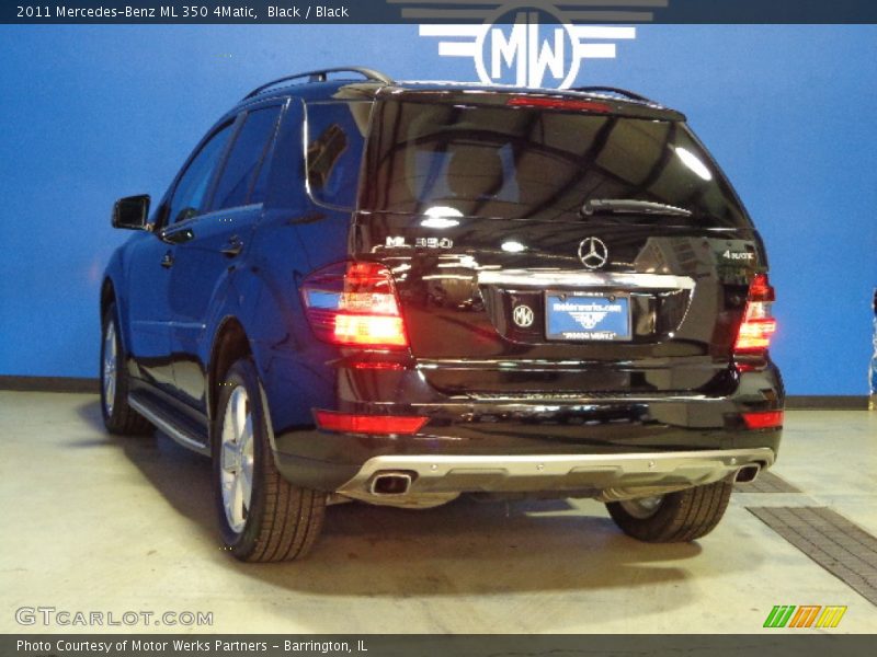 Black / Black 2011 Mercedes-Benz ML 350 4Matic