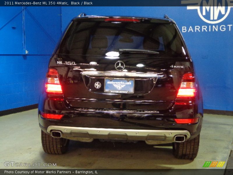 Black / Black 2011 Mercedes-Benz ML 350 4Matic