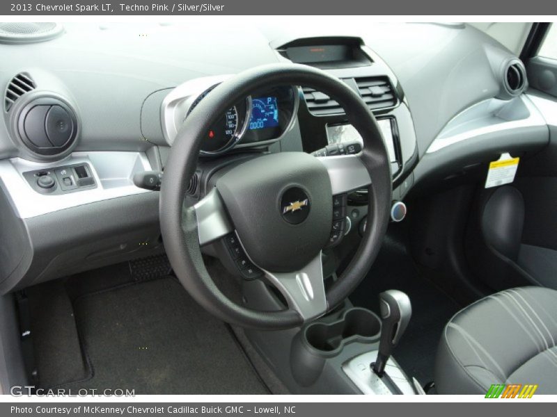 Techno Pink / Silver/Silver 2013 Chevrolet Spark LT