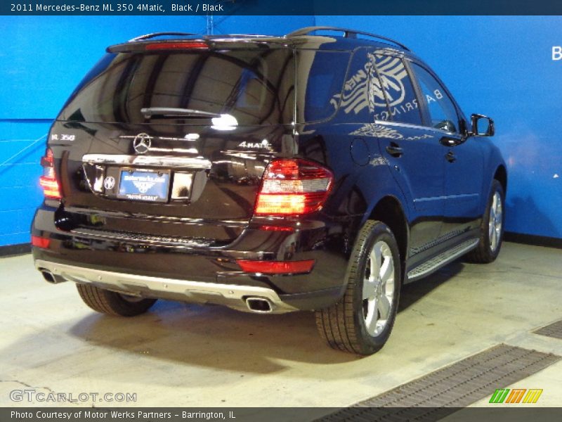 Black / Black 2011 Mercedes-Benz ML 350 4Matic