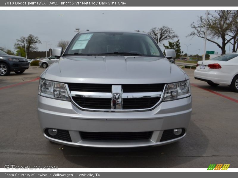 Bright Silver Metallic / Dark Slate Gray 2010 Dodge Journey SXT AWD