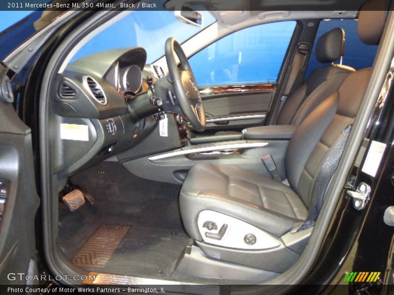 Black / Black 2011 Mercedes-Benz ML 350 4Matic