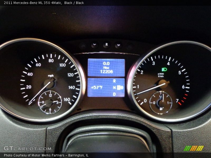Black / Black 2011 Mercedes-Benz ML 350 4Matic