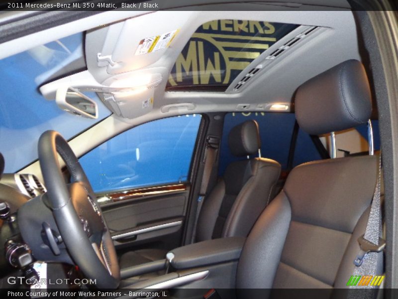 Black / Black 2011 Mercedes-Benz ML 350 4Matic