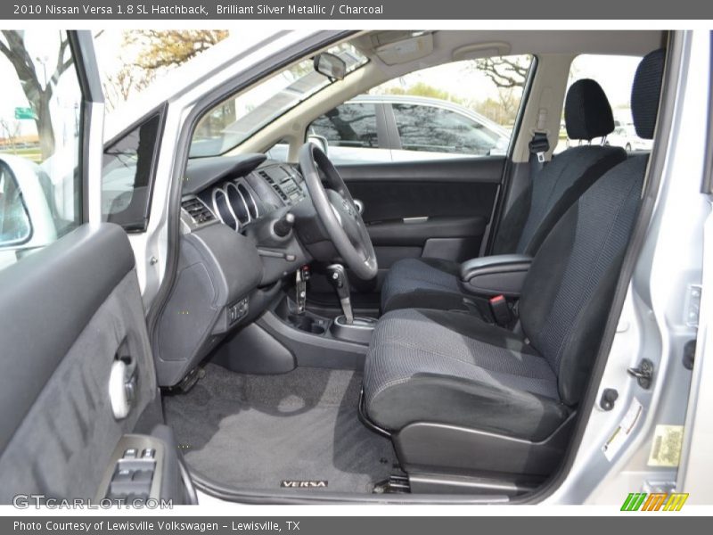 Brilliant Silver Metallic / Charcoal 2010 Nissan Versa 1.8 SL Hatchback