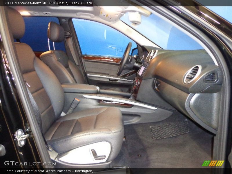 Black / Black 2011 Mercedes-Benz ML 350 4Matic