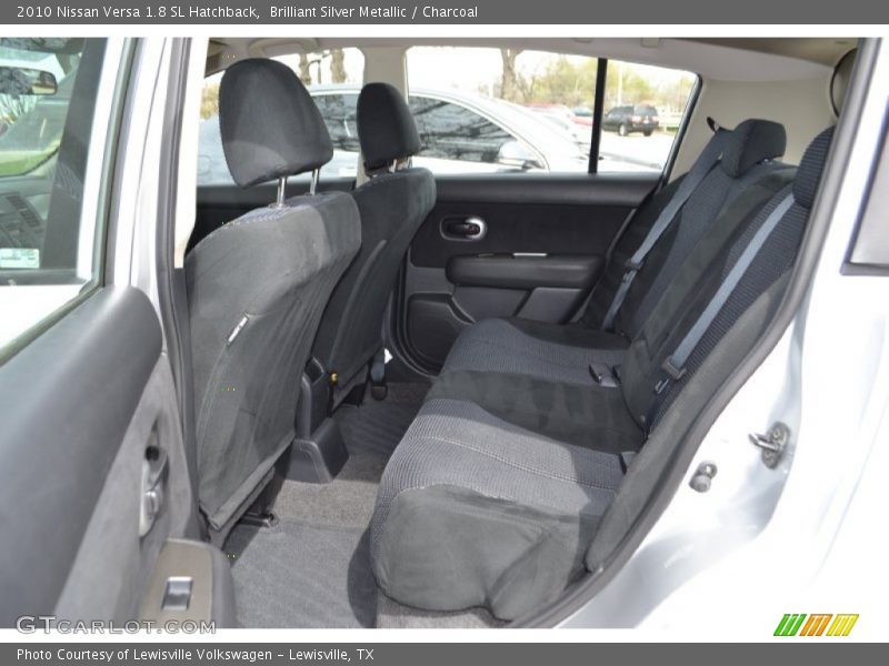 Brilliant Silver Metallic / Charcoal 2010 Nissan Versa 1.8 SL Hatchback