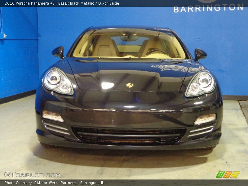 Basalt Black Metallic / Luxor Beige 2010 Porsche Panamera 4S