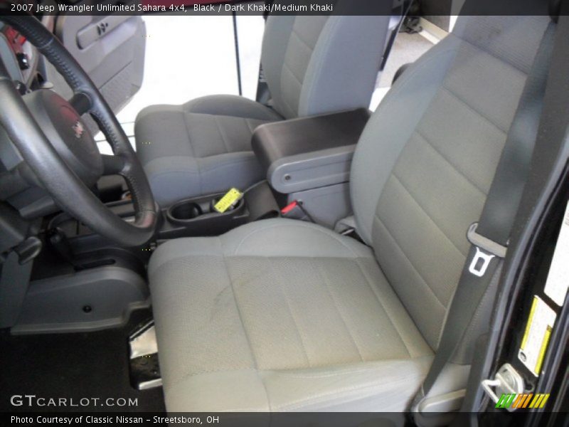 Black / Dark Khaki/Medium Khaki 2007 Jeep Wrangler Unlimited Sahara 4x4
