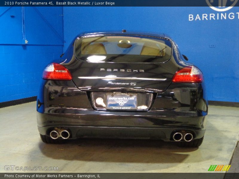 Basalt Black Metallic / Luxor Beige 2010 Porsche Panamera 4S