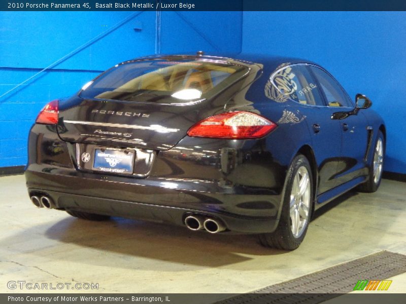 Basalt Black Metallic / Luxor Beige 2010 Porsche Panamera 4S