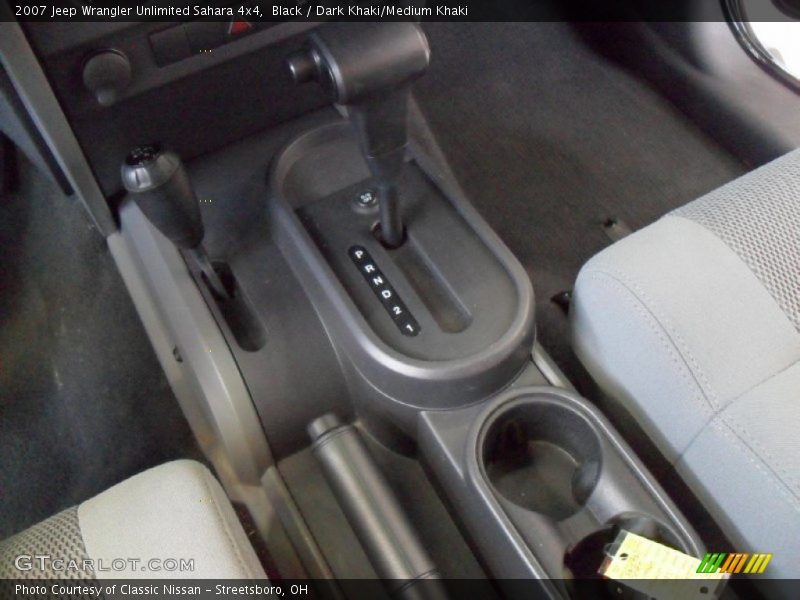 Black / Dark Khaki/Medium Khaki 2007 Jeep Wrangler Unlimited Sahara 4x4