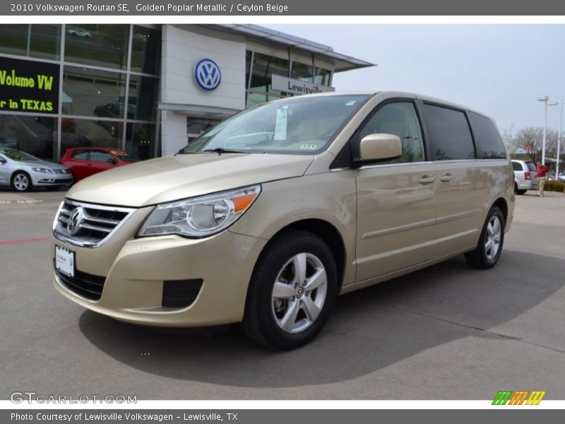 Golden Poplar Metallic / Ceylon Beige 2010 Volkswagen Routan SE