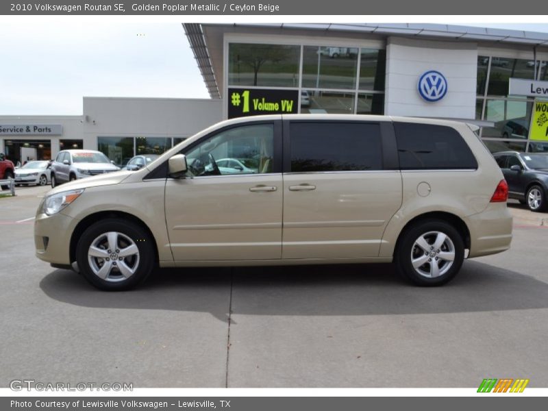 Golden Poplar Metallic / Ceylon Beige 2010 Volkswagen Routan SE