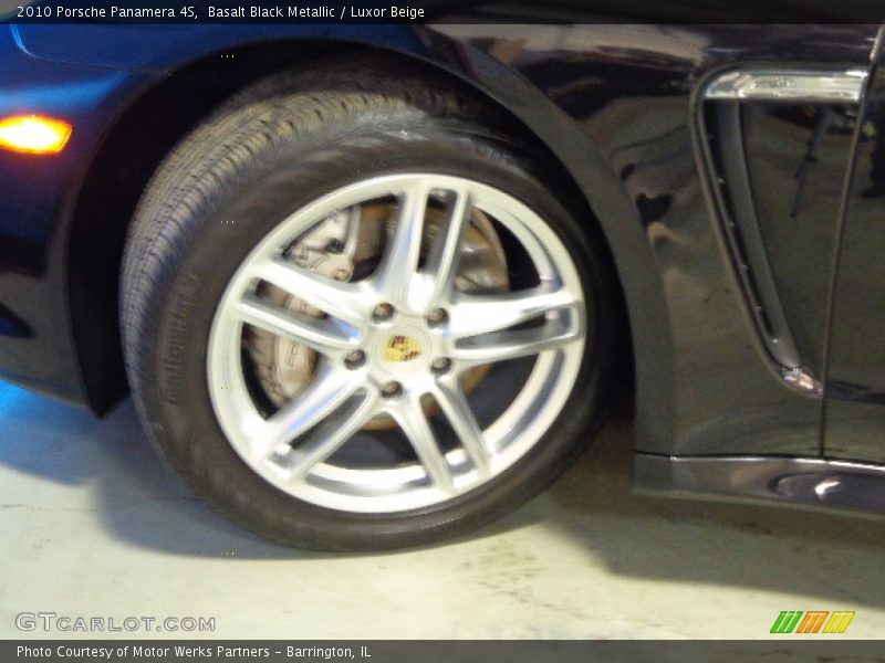 Basalt Black Metallic / Luxor Beige 2010 Porsche Panamera 4S