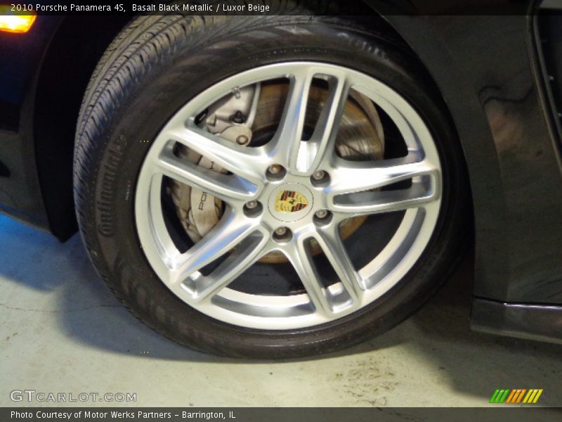 Basalt Black Metallic / Luxor Beige 2010 Porsche Panamera 4S
