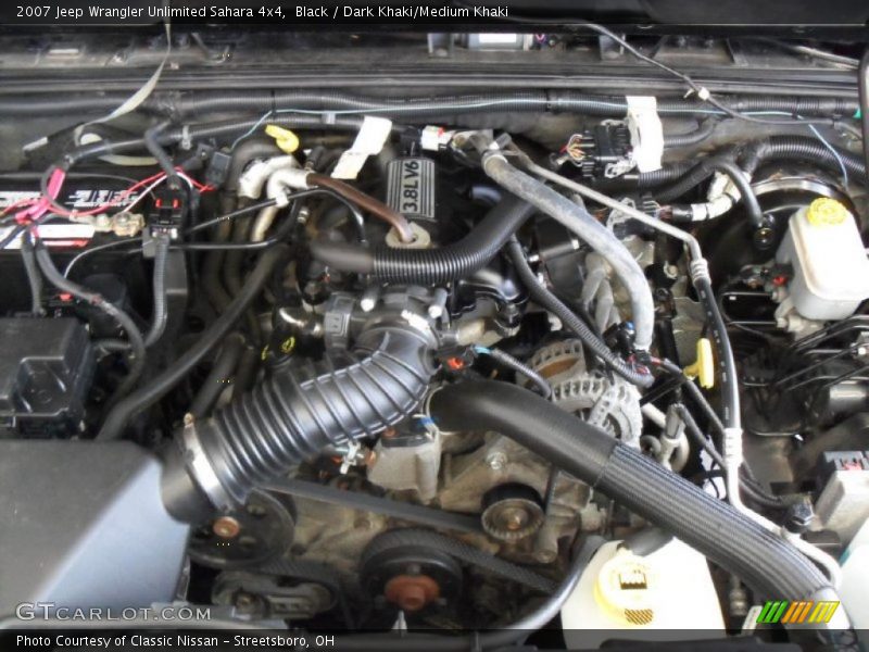 Black / Dark Khaki/Medium Khaki 2007 Jeep Wrangler Unlimited Sahara 4x4