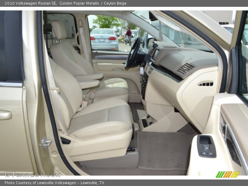 Front Seat of 2010 Routan SE