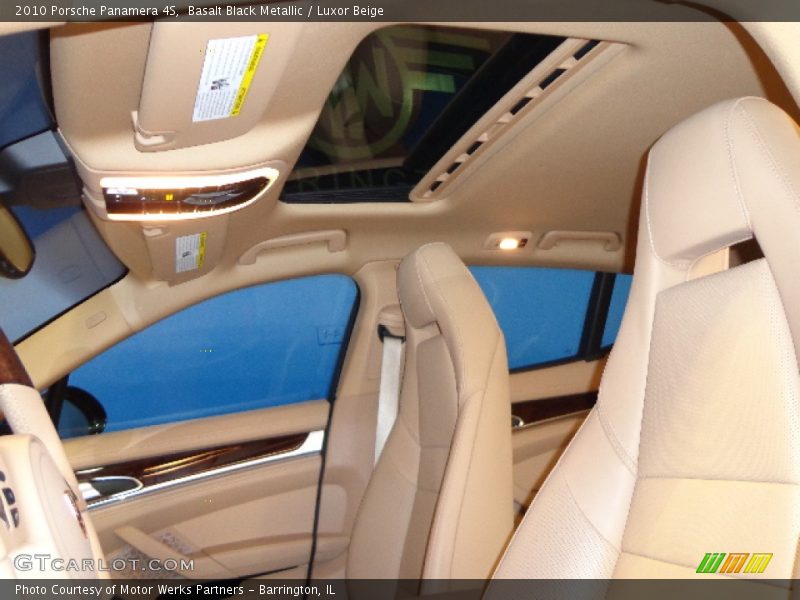 Basalt Black Metallic / Luxor Beige 2010 Porsche Panamera 4S