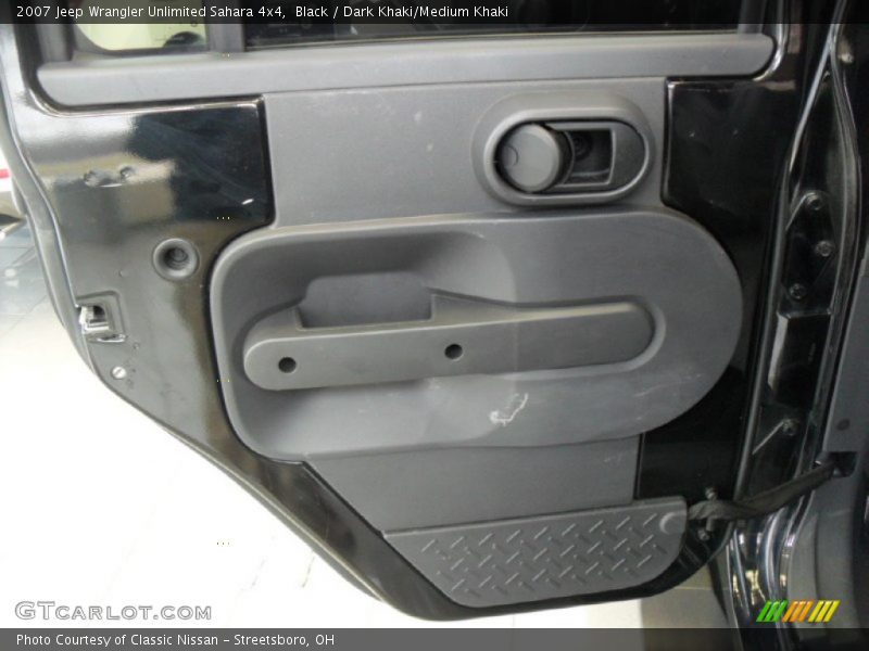 Black / Dark Khaki/Medium Khaki 2007 Jeep Wrangler Unlimited Sahara 4x4
