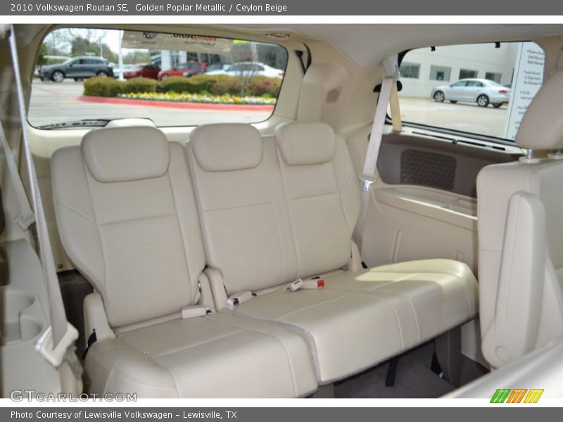 Rear Seat of 2010 Routan SE