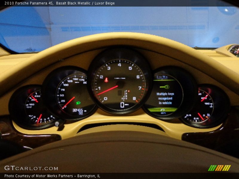Basalt Black Metallic / Luxor Beige 2010 Porsche Panamera 4S