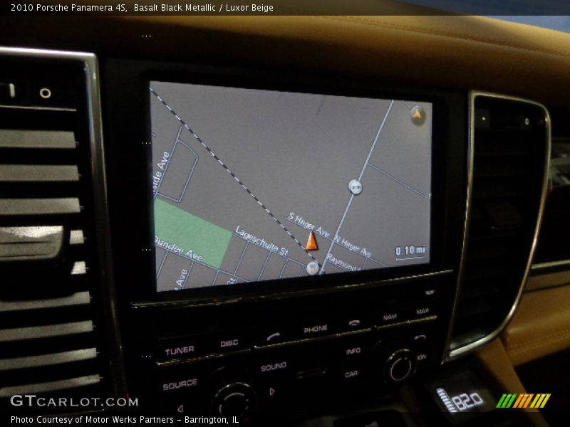 Basalt Black Metallic / Luxor Beige 2010 Porsche Panamera 4S