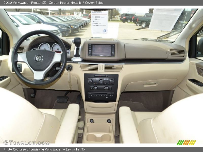 Dashboard of 2010 Routan SE